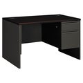 Hon Pedestal Desk, 30 in D X 48" W X 29-1/2 in H H38251.N.S